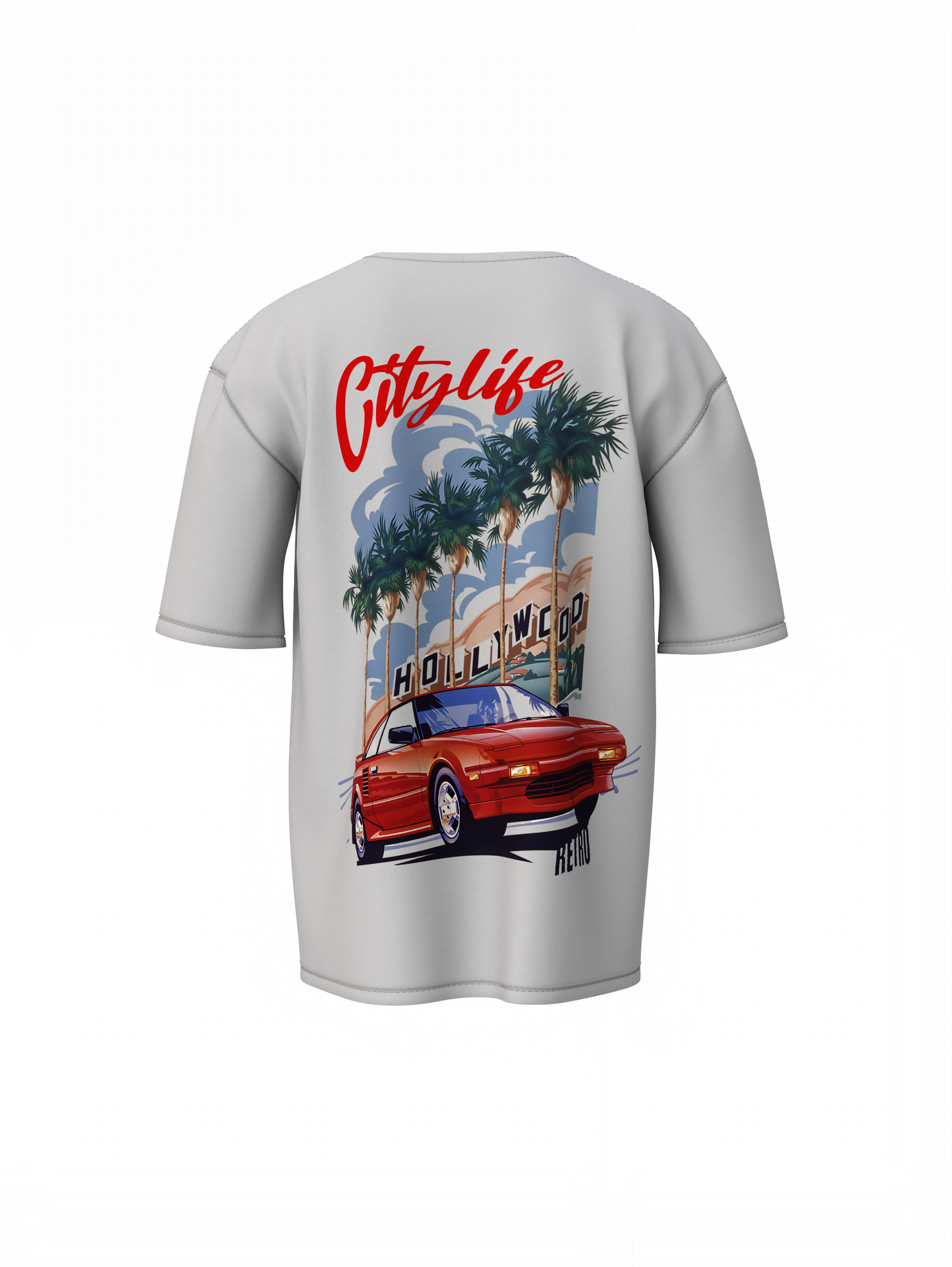 City Of Retro Oversized T-Shirt Stylish Casual Wear