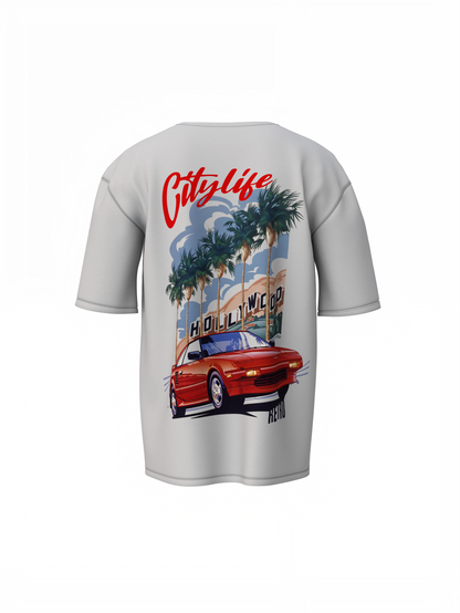 City Of Retro Oversized T-Shirt Stylish Casual Wear