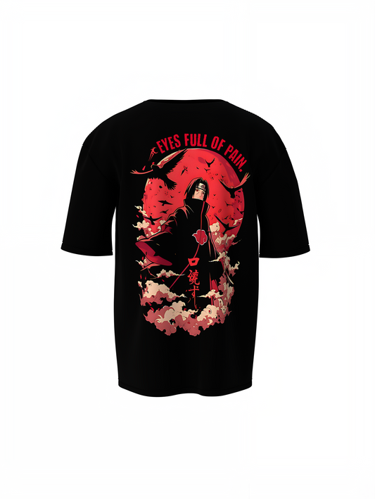 Pain Eyes Oversized T-Shirt Dark and Powerful Streetwear Style
