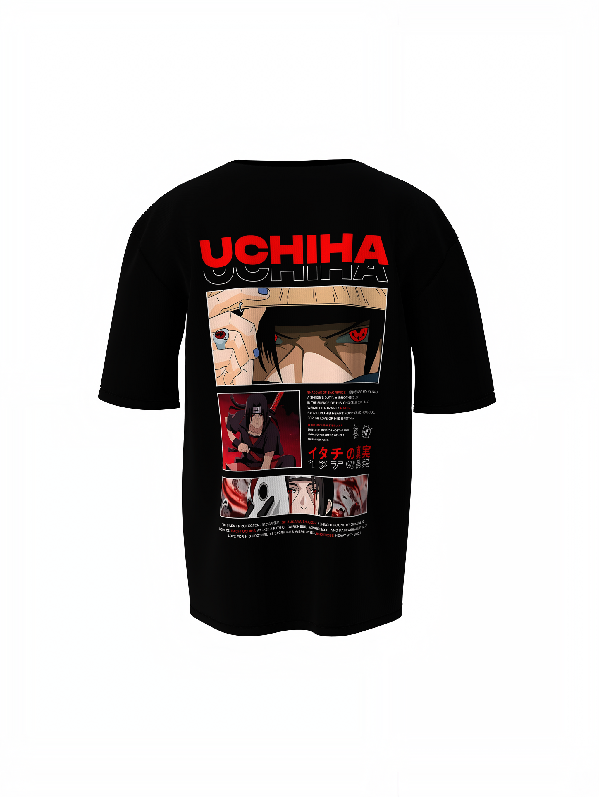 Itachi Uchiha's Eyes Oversized T-Shirt