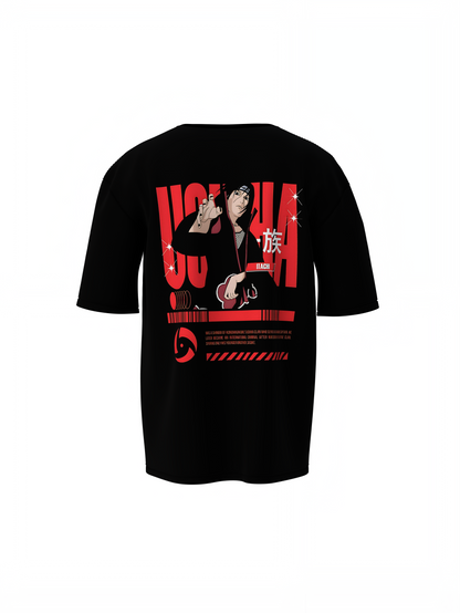 Uchiha Clan Oversized T-Shirt for Bold Anime Streetwear Style