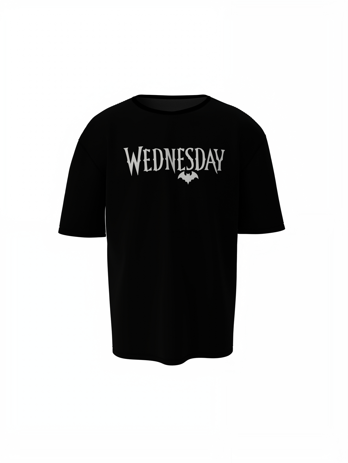 Addams Cells Oversized T-Shirt Men Cool Graphic Street Style