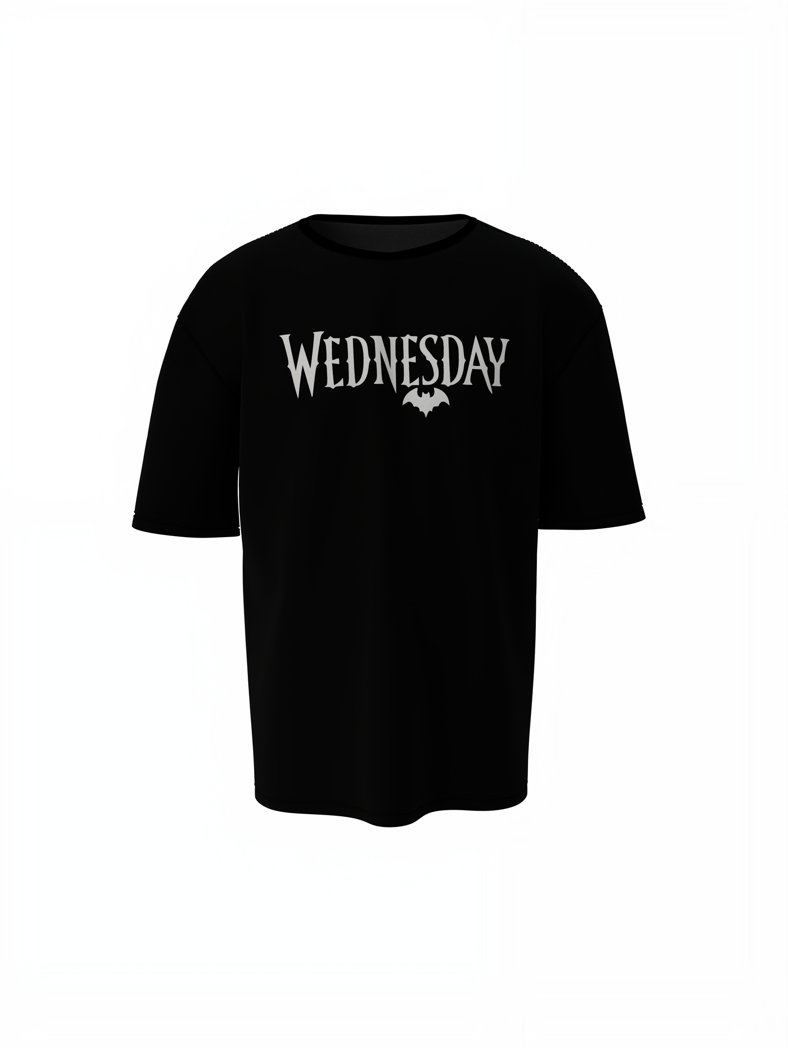Addams Cells Oversized T-Shirt Men Cool Graphic Street Style