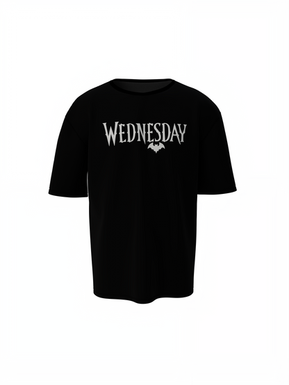 Addams Cells Oversized T-Shirt Men Cool Graphic Street Style