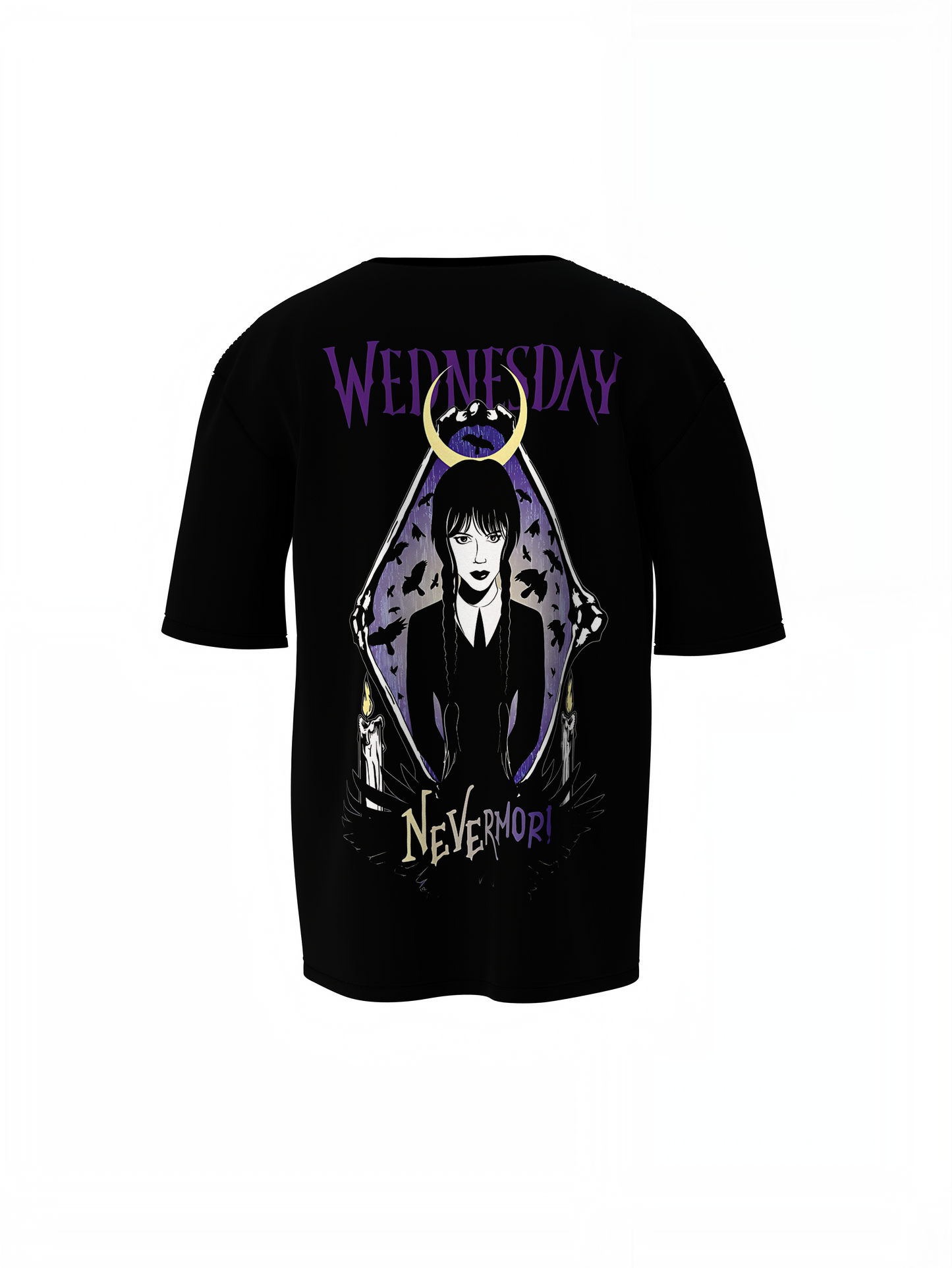 Nevermore Oversized T-Shirt Unisex Streetwear Tee Style