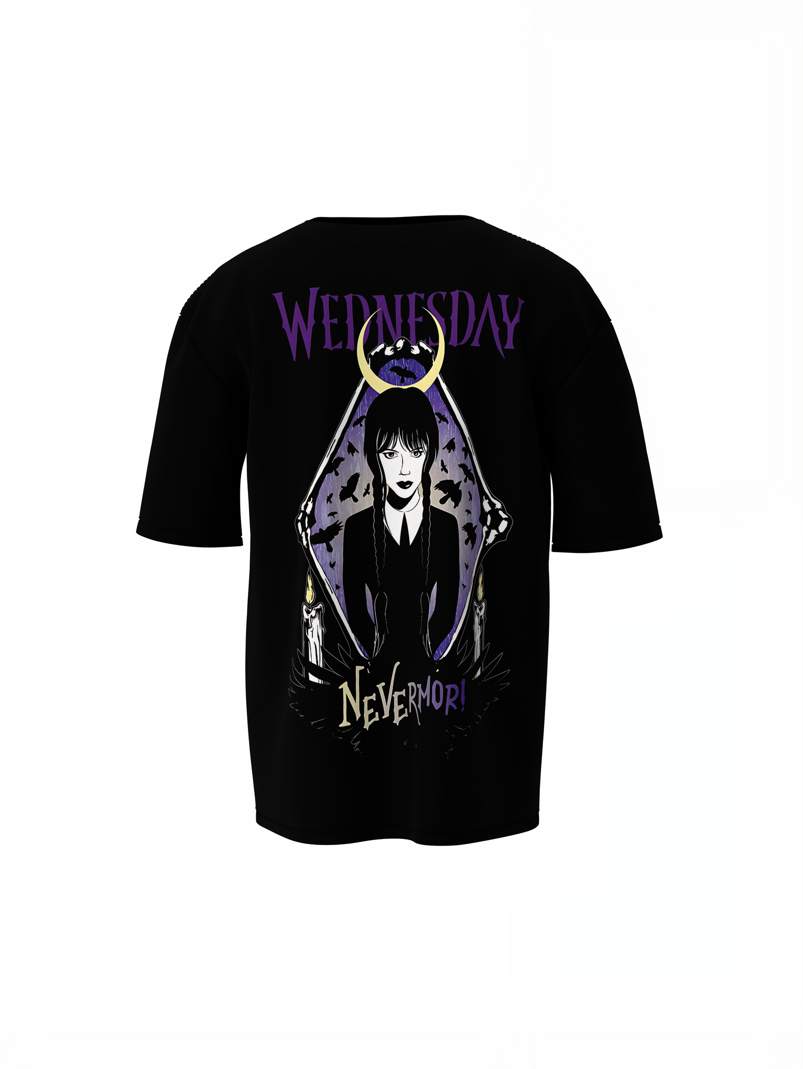 Nevermore Oversized T-Shirt Unisex Streetwear Tee Style