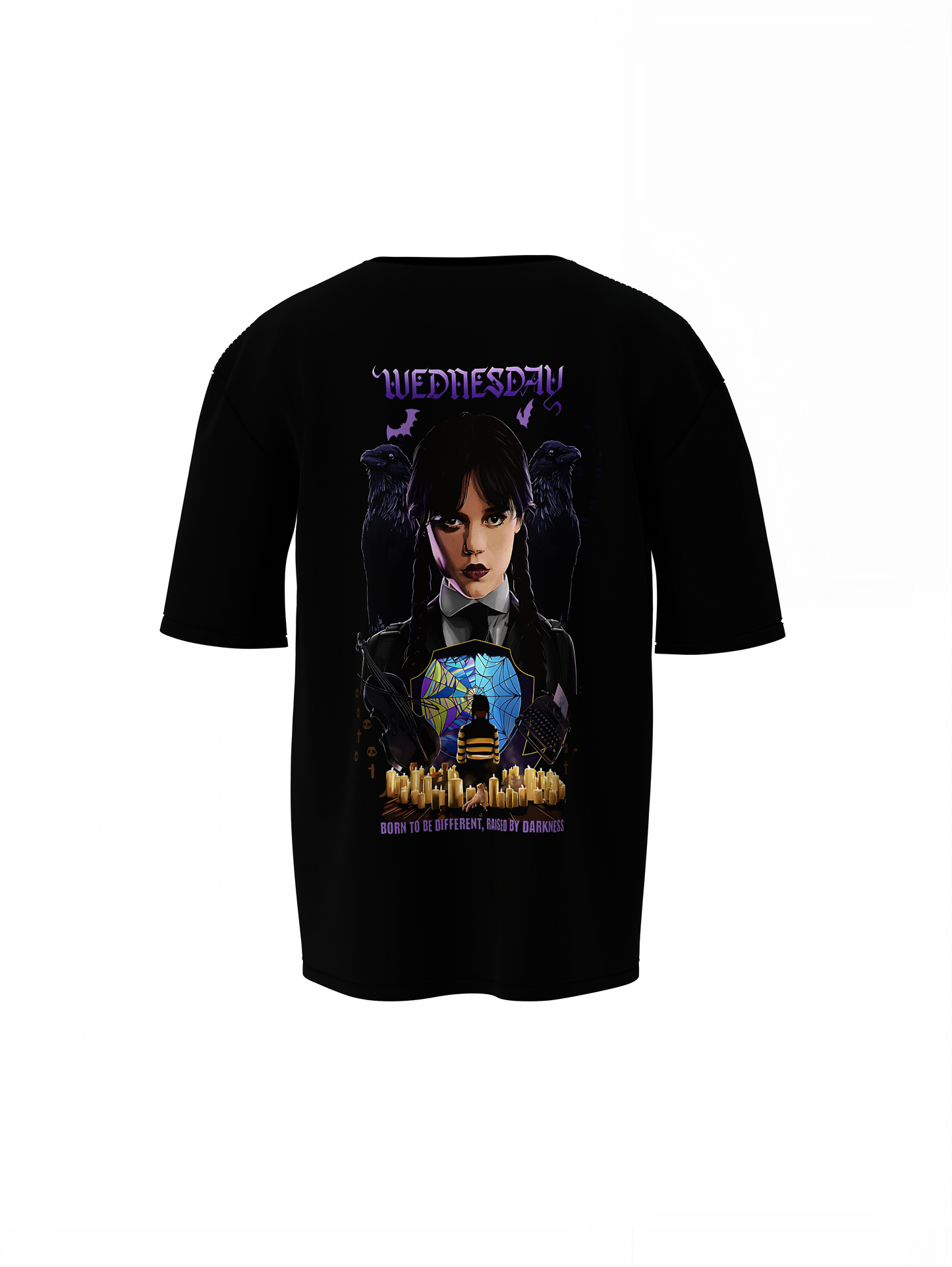WednesDay Oversized Black T-shirt