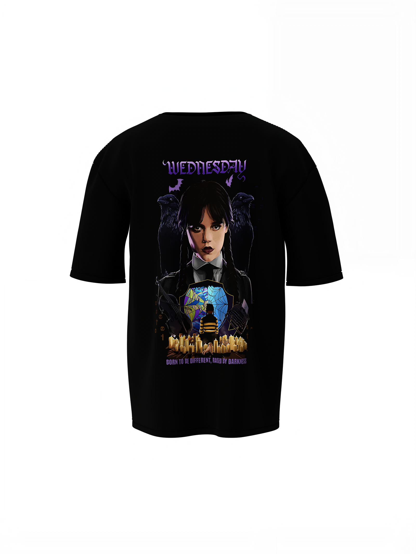 WednesDay Oversized Black T-shirt