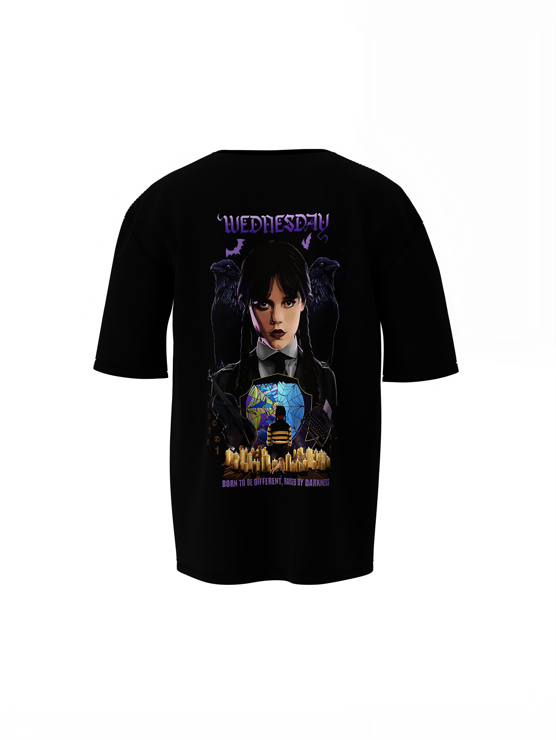 WednesDay Oversized Black T-shirt
