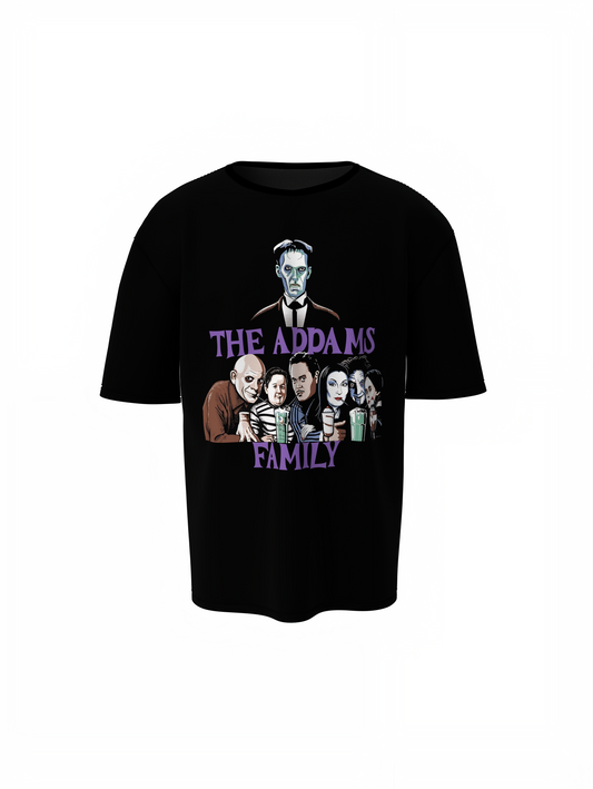 The Addams Family Oversized T-Shirt Gothic Fans Fashion Tee