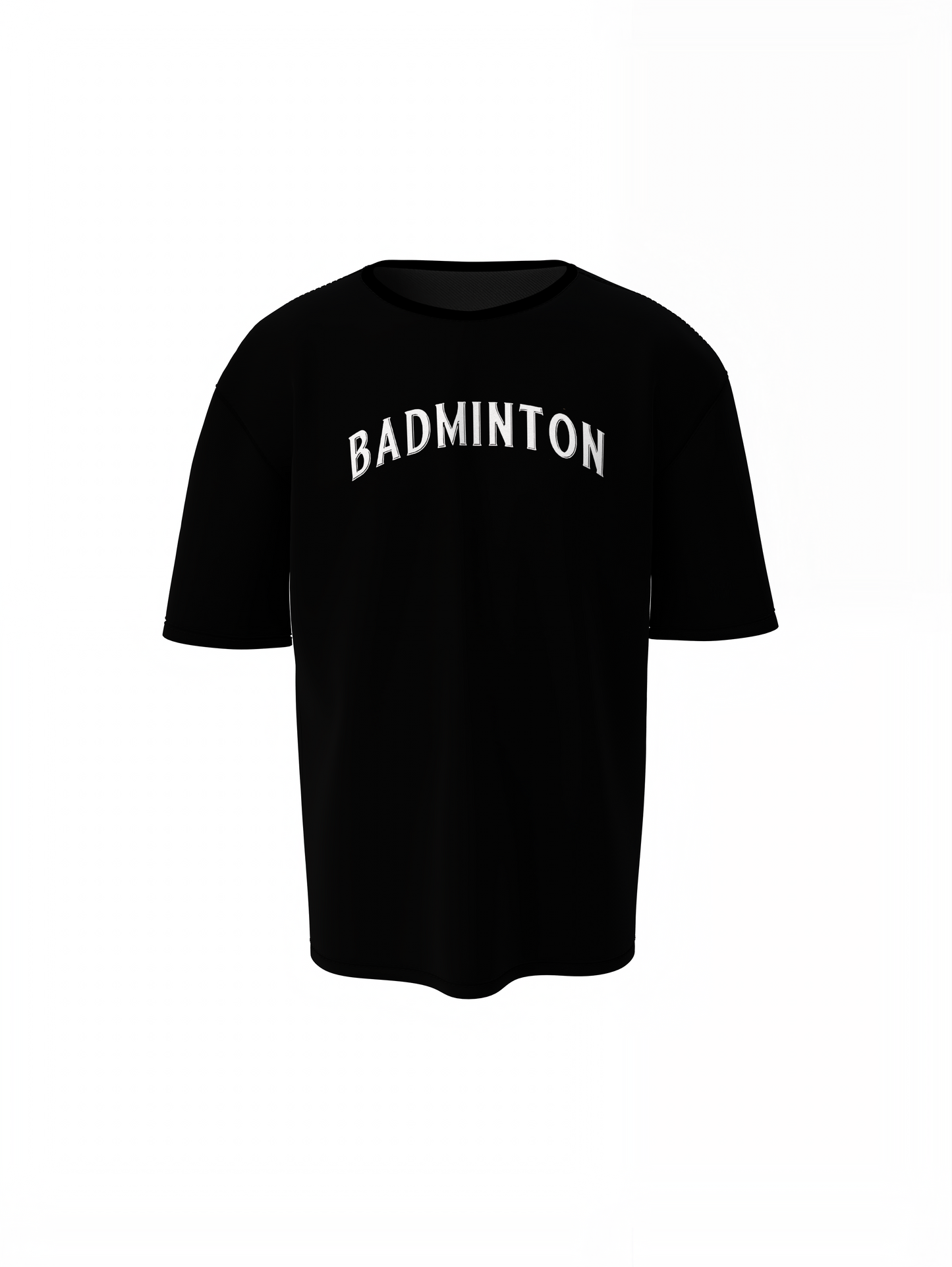 Badminton Tagline Oversized T-Shirt
