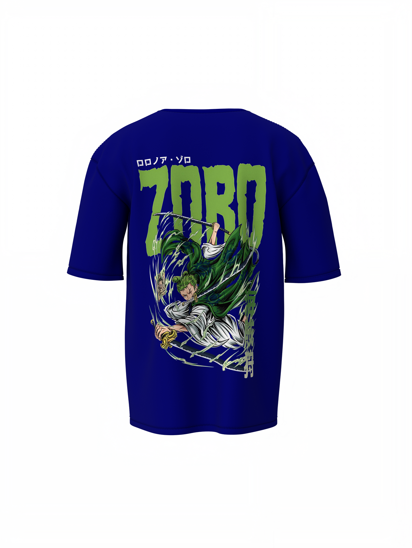 Zoro Anime Oversized T-Shirt