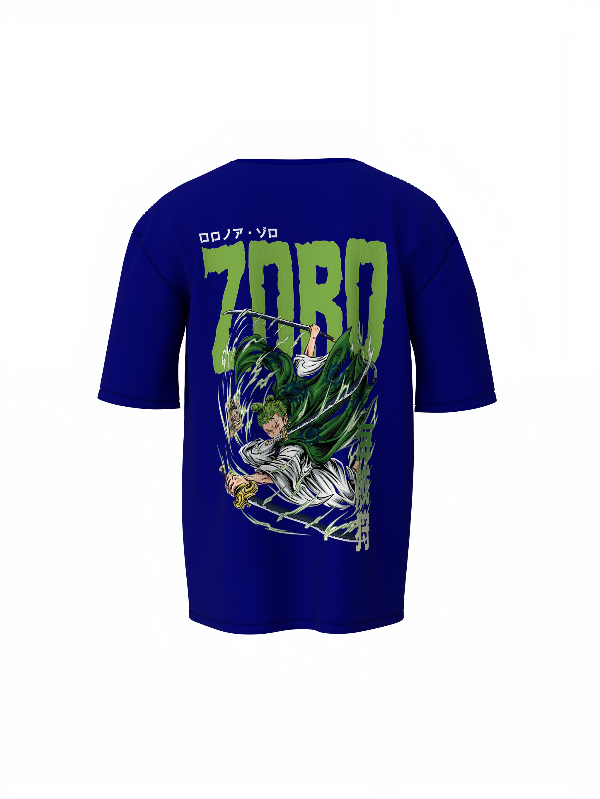 Zoro Anime Oversized T-Shirt