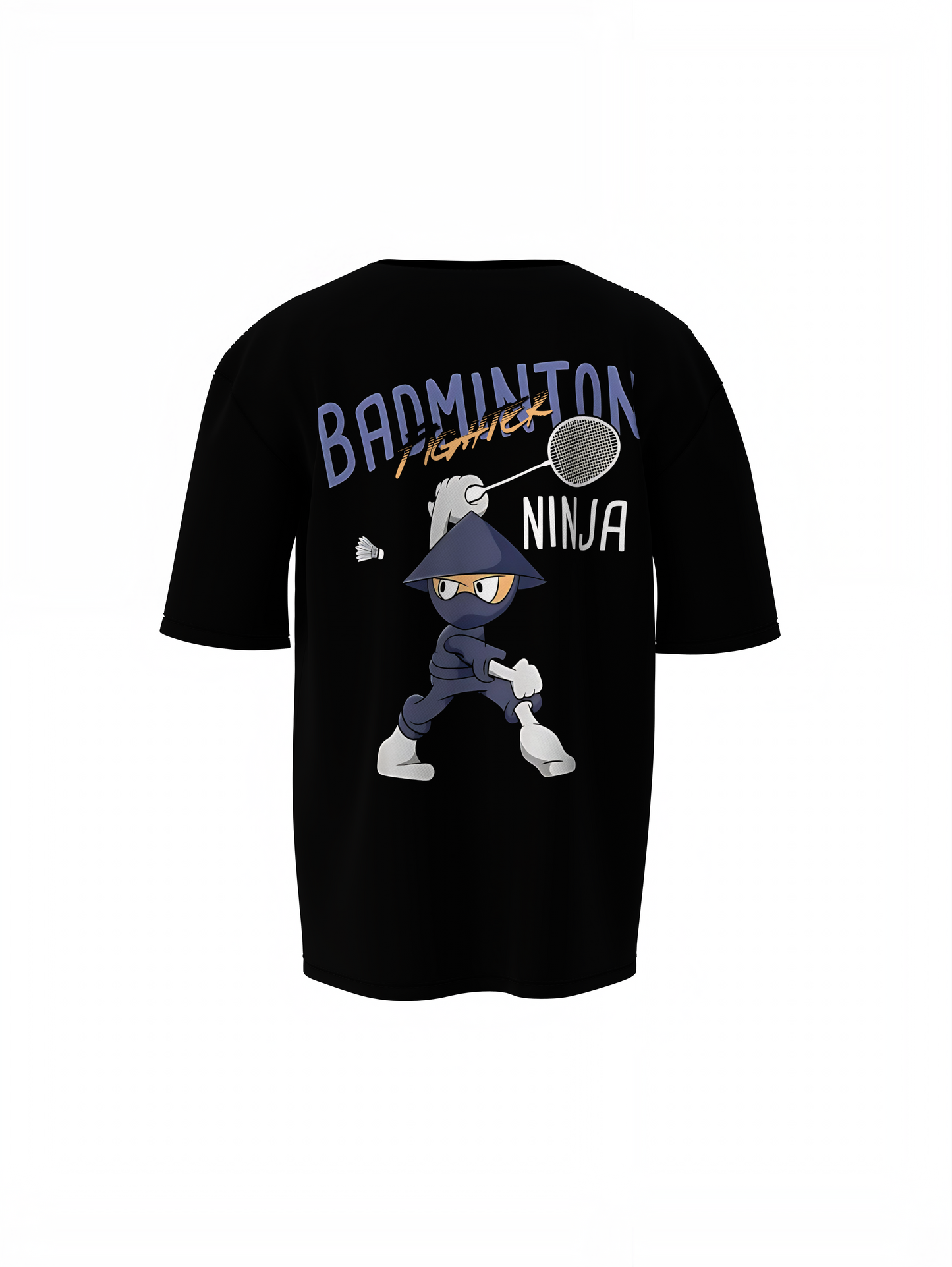 Badminton Ninja Oversized T-Shirt