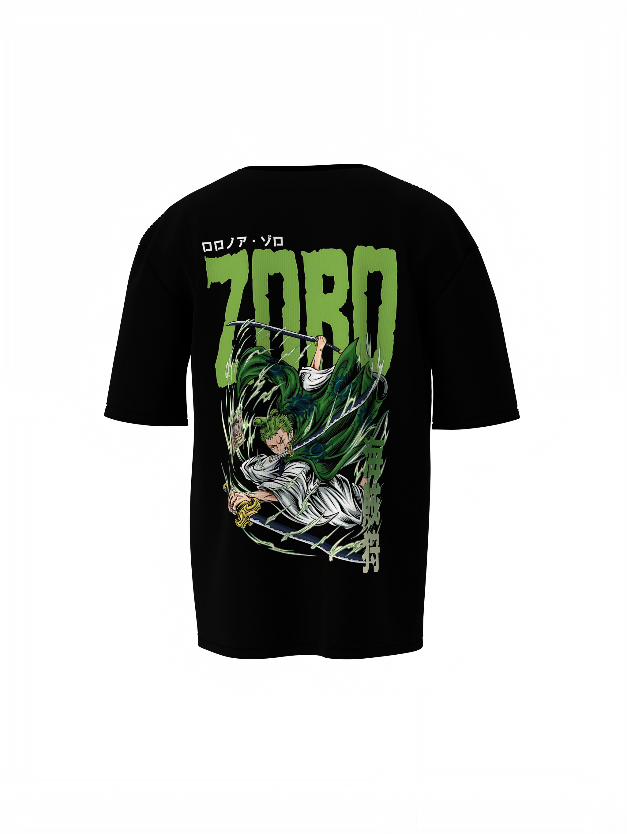 Zoro Anime Oversized T-Shirt