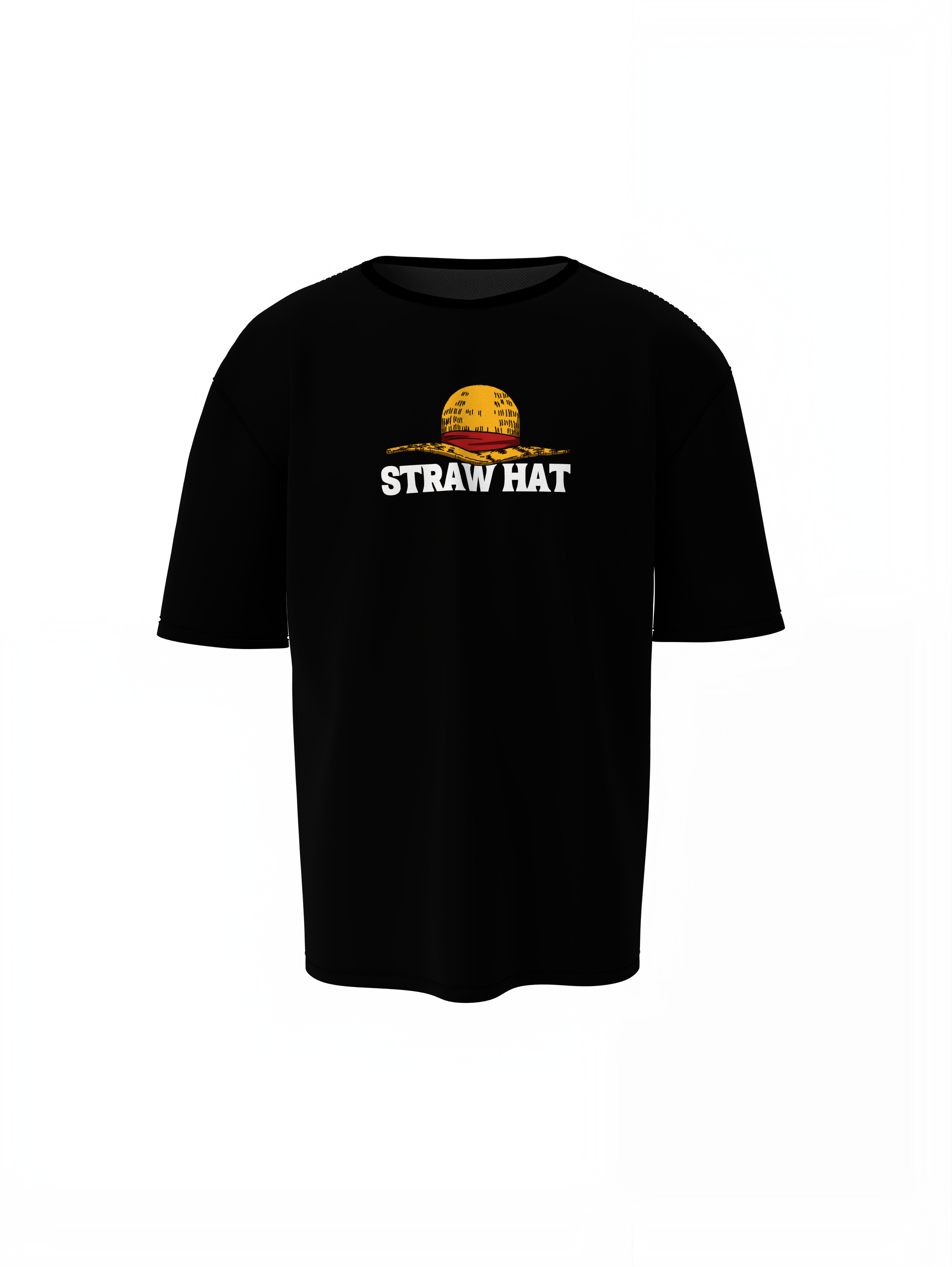 Straw Hat Oversized T-Shirt