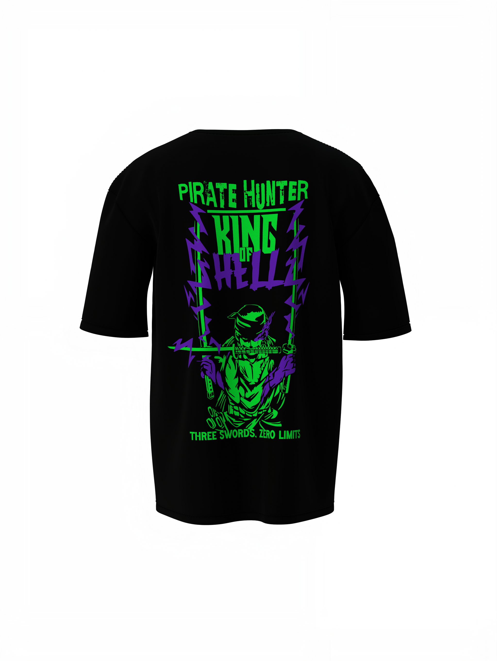 Zoro King Of Hell Oversized T-Shirt