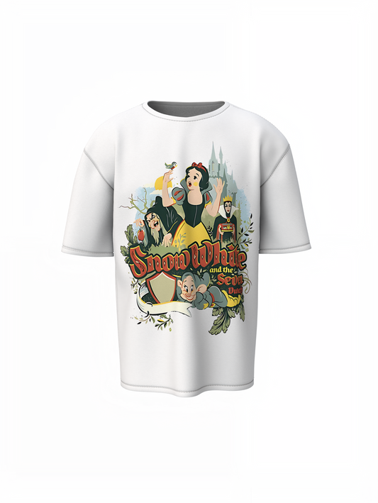 Snow White Oversized T-Shirt for Magical Casual Style Looks