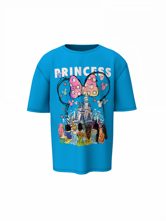 Princess World Oversized T-Shirt Trendy Streetwear Tee Fit