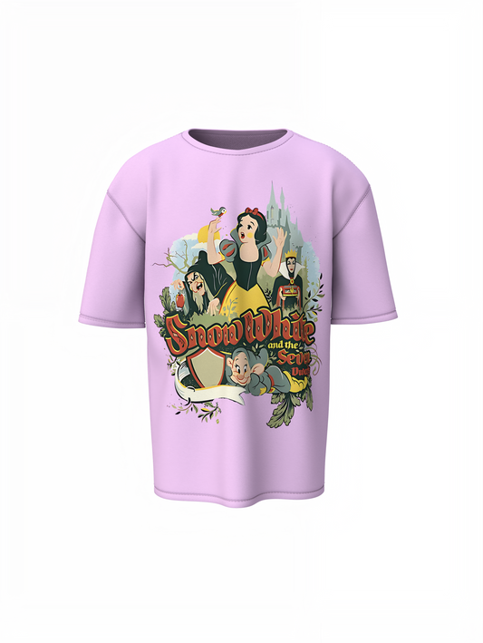 Snow White Oversized T-Shirt for Magical Casual Style Looks