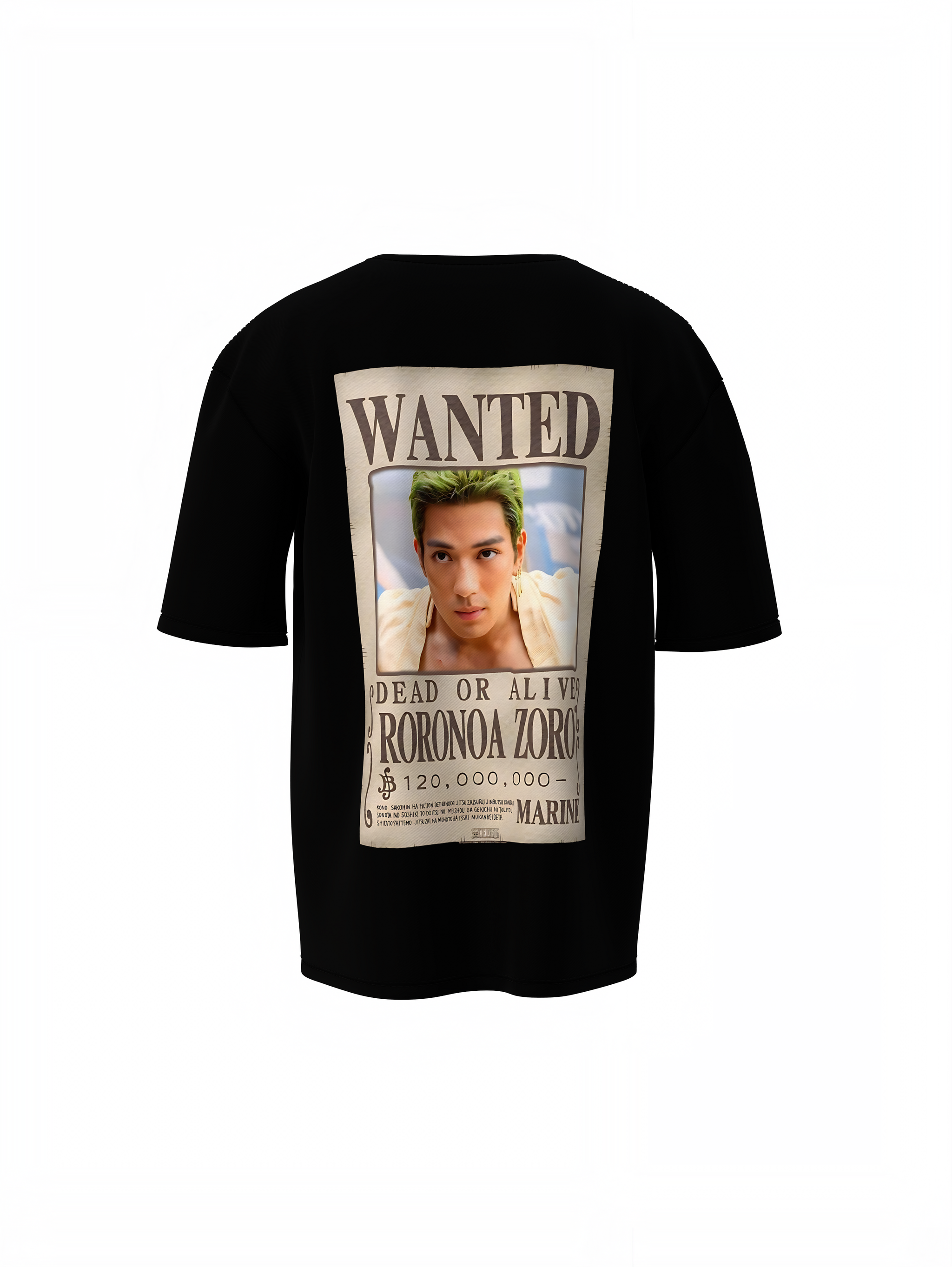 Wanted Zoro Oversized T-Shirt