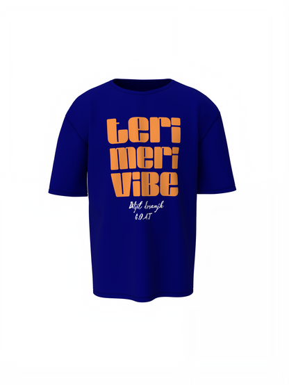 Teri Meri Vibe Oversized T-Shirt Desi Streetwear Style Tees