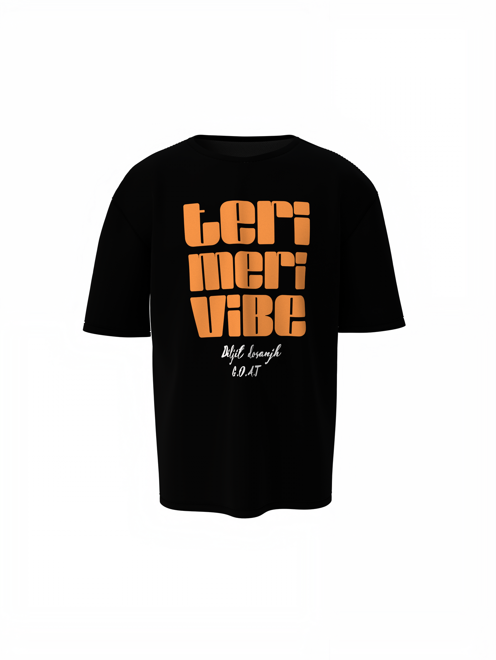 Teri Meri Vibe Oversized T-Shirt Desi Streetwear Style Tees