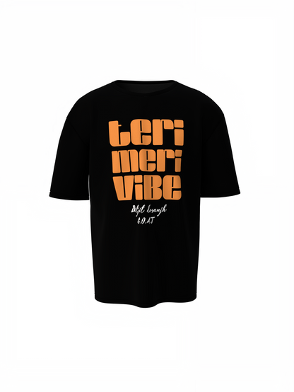 Teri Meri Vibe Oversized T-Shirt Desi Streetwear Style Tees