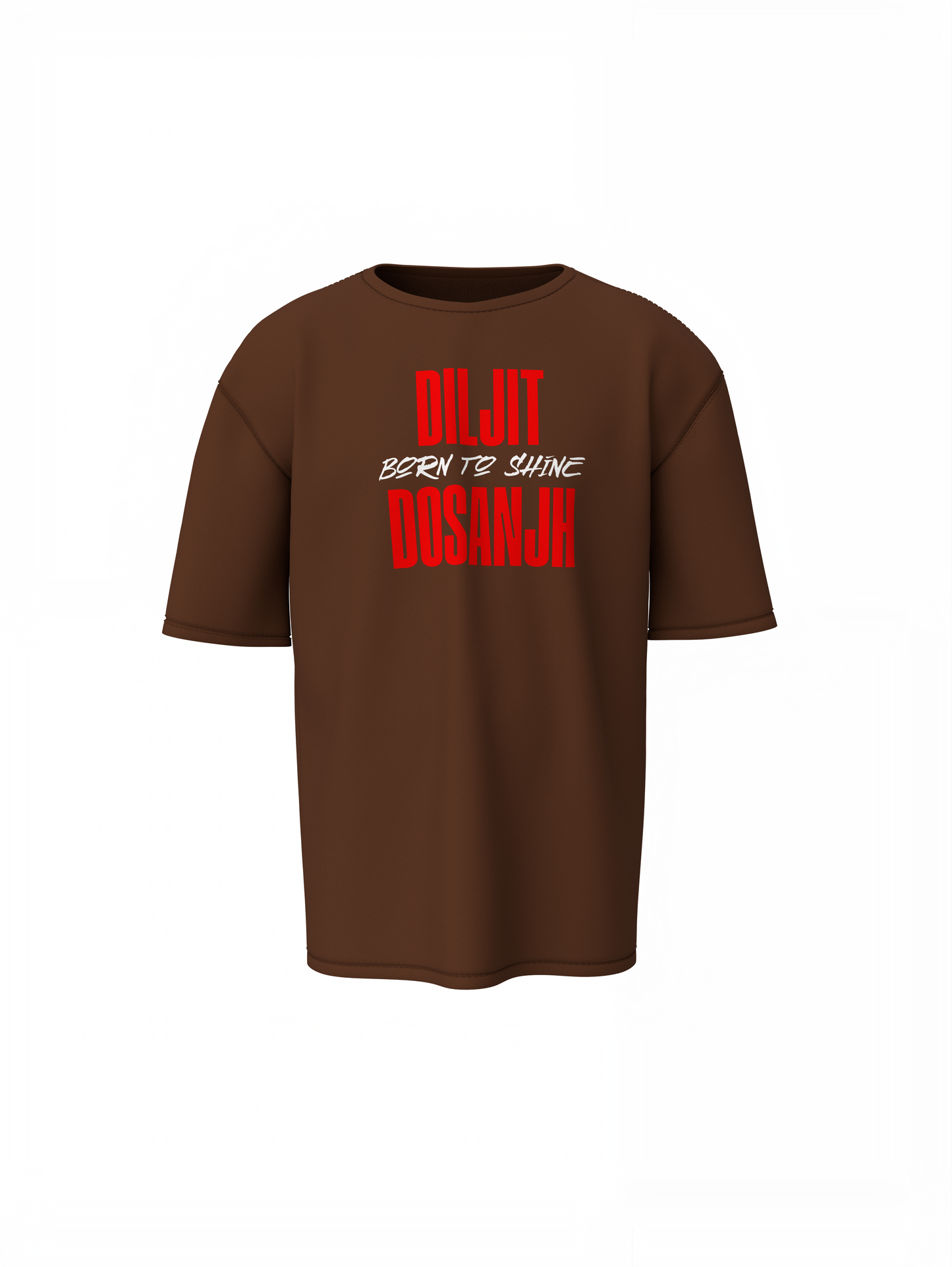 Diljit Born To Shine Oversized T-Shirt Punjabi Style Streetwear