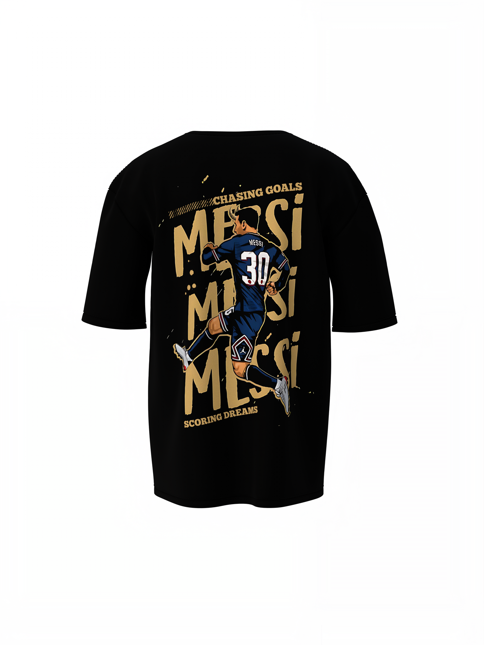 Chasing Goals Oversized T-Shirt Trendy Streetwear Style