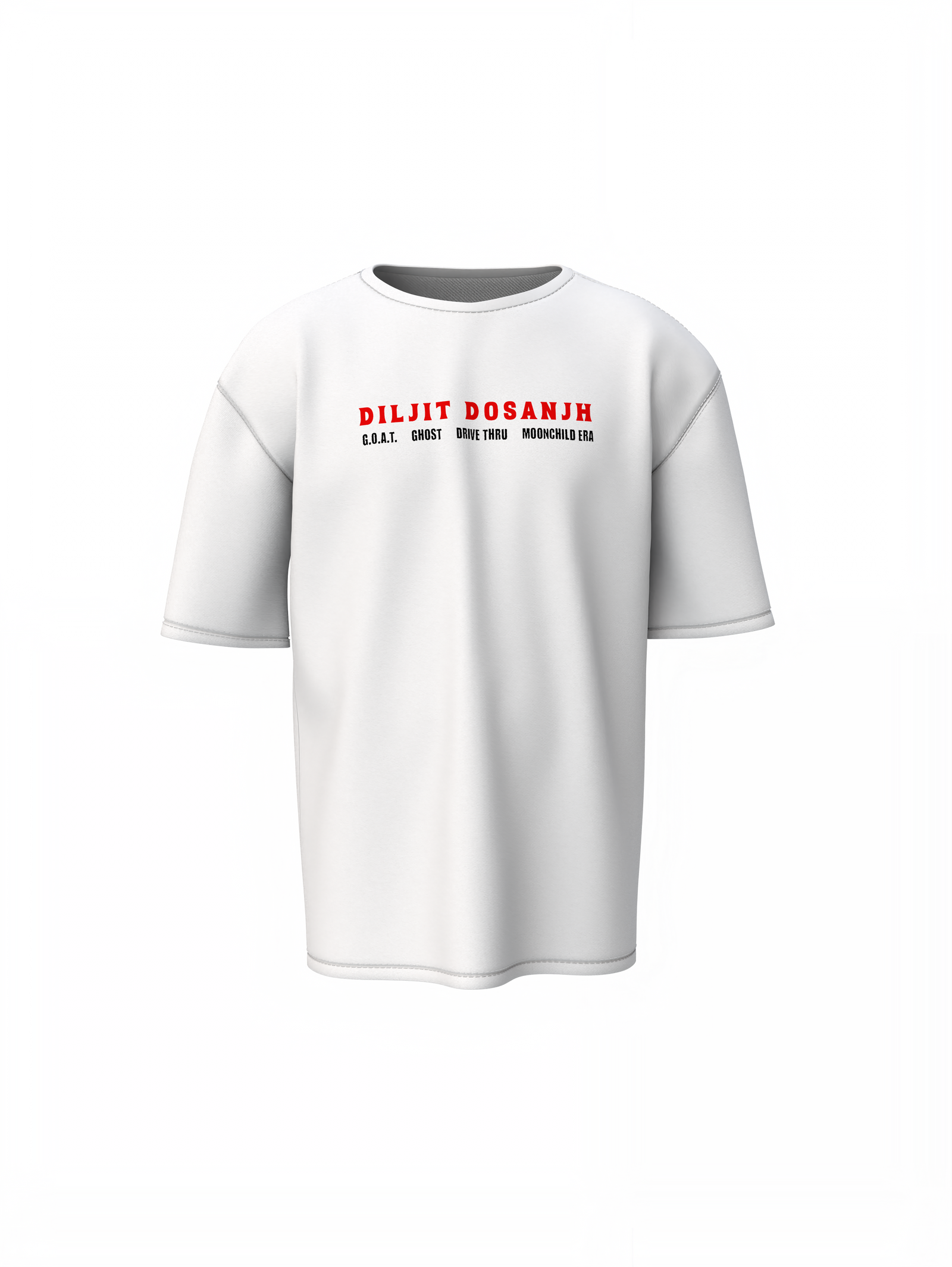 G.O.A.T. Oversized T-Shirt Of All Time Streetwear Style Tees