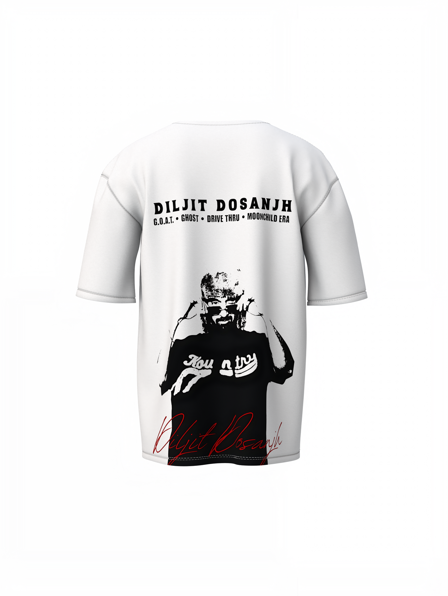 G.O.A.T. Oversized T-Shirt Of All Time Streetwear Style Tees