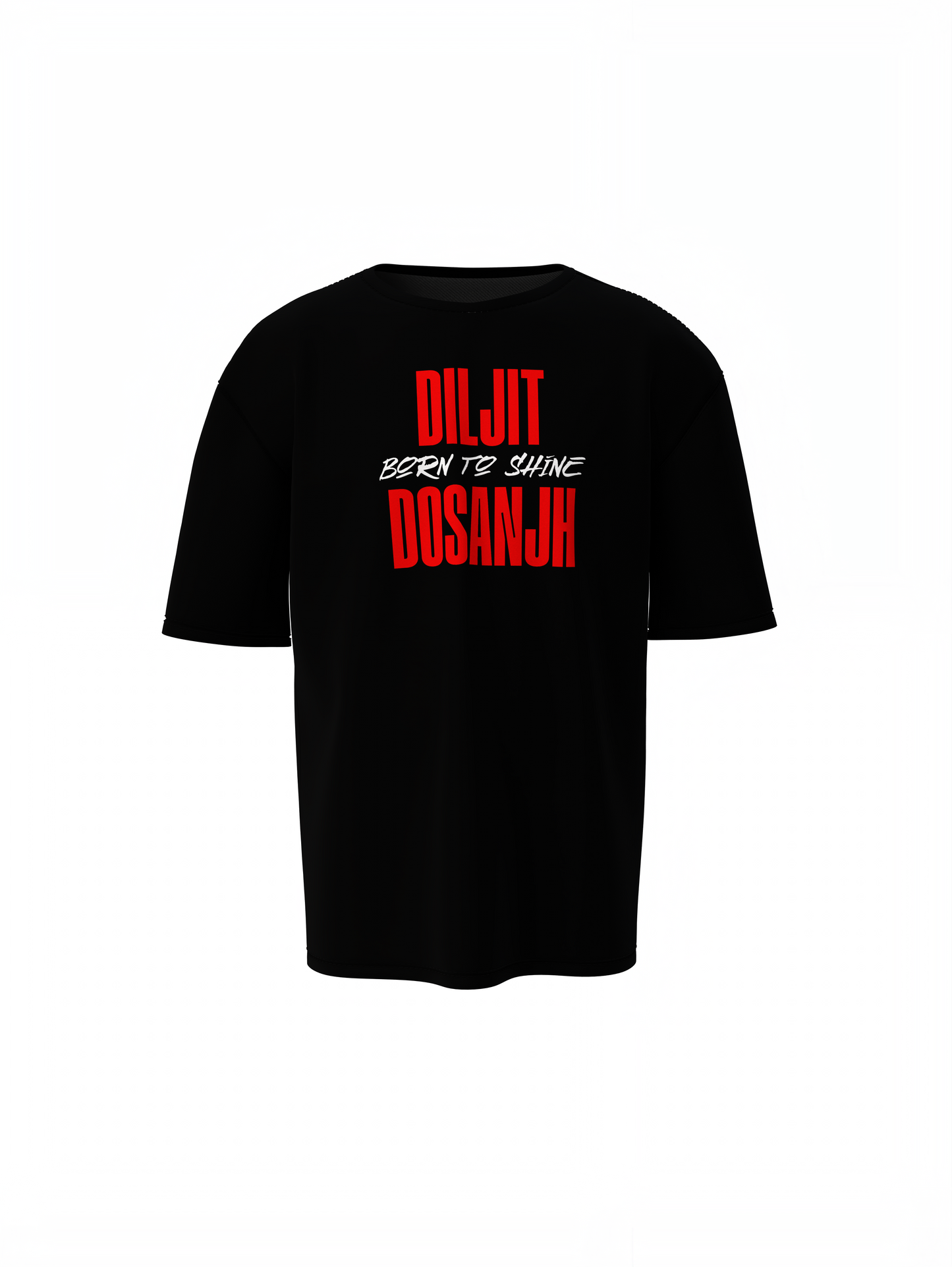 Diljit Born To Shine Oversized T-Shirt Punjabi Style Streetwear
