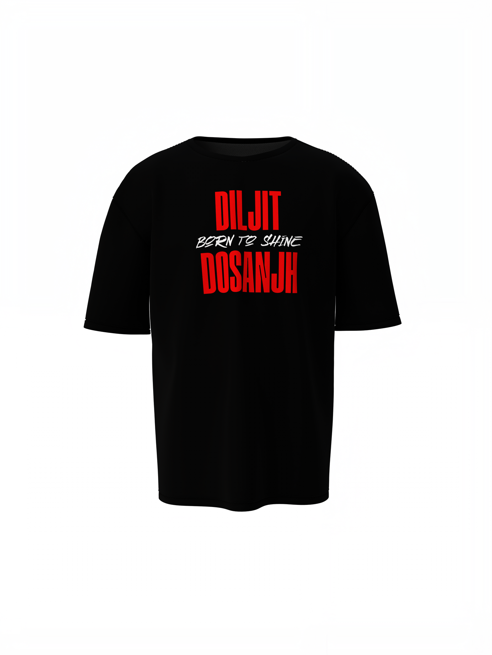 Diljit Born To Shine Oversized T-Shirt Punjabi Style Streetwear