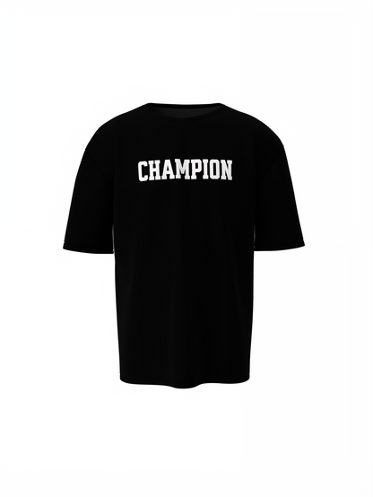 Football Champion Oversized T-Shirt Daily Wear Sports Tee
