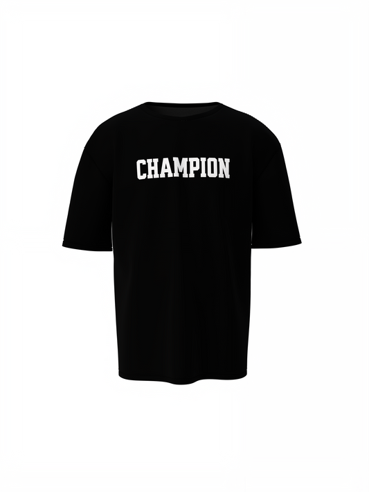 Football Champion Oversized T-Shirt Daily Wear Sports Tee