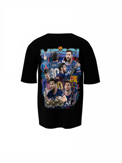 Messi Lionel Oversized T-Shirt for Football Fan Style