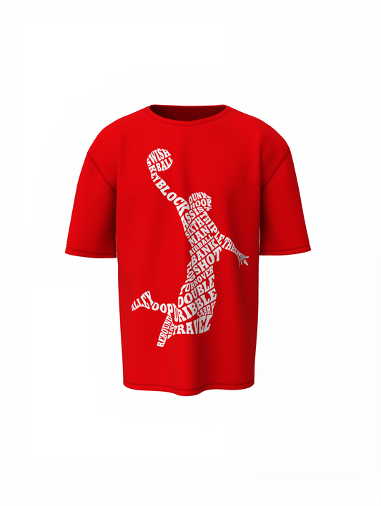 Basketball Shot Oversized T-Shirt