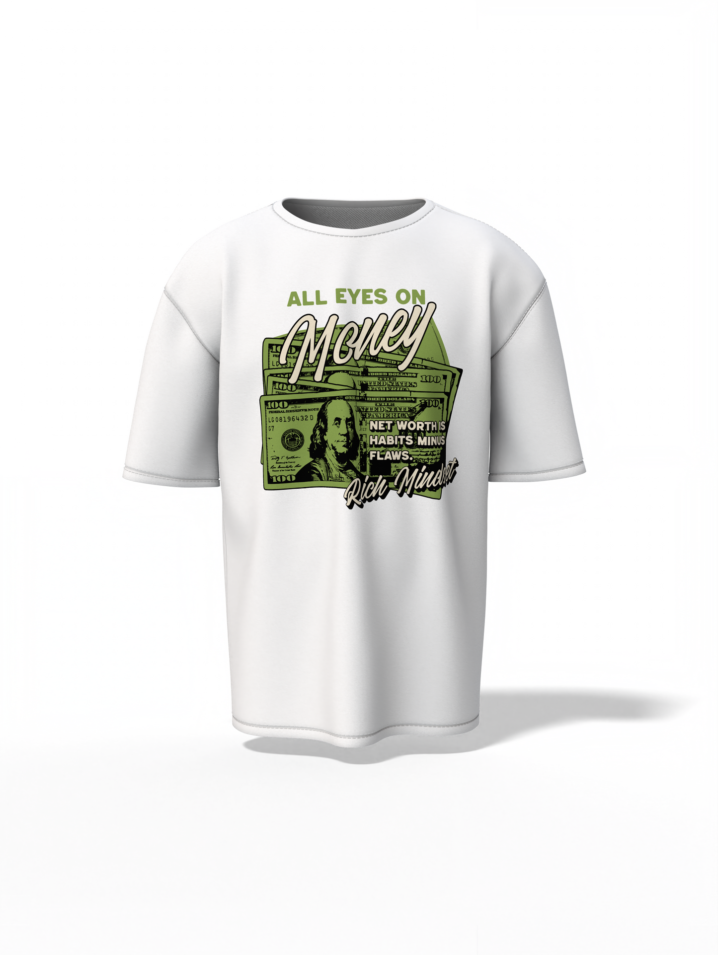 Rich Mindset Oversized T-Shirt for Bold Streetwear Style