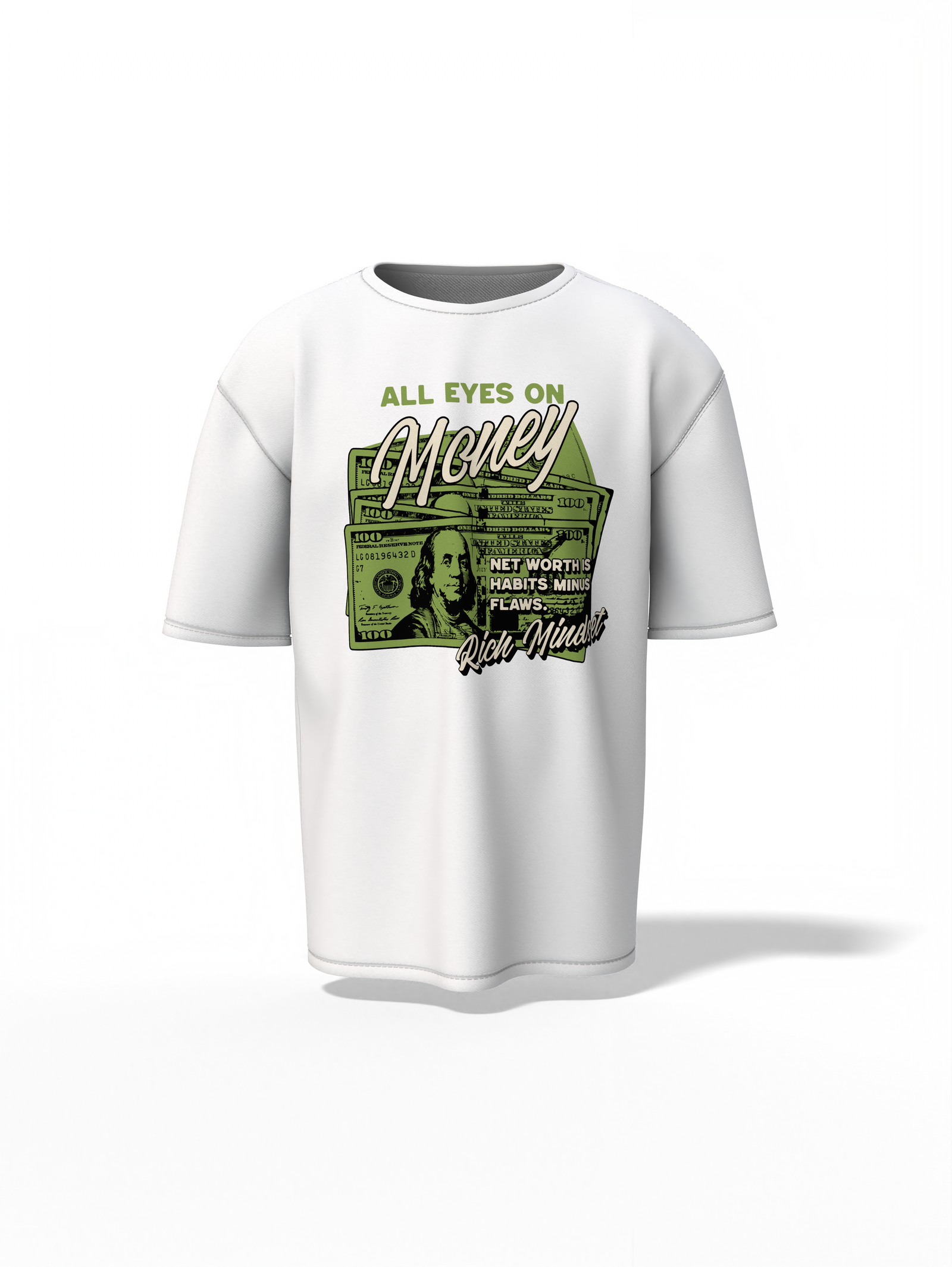 Rich Mindset Oversized T-Shirt for Bold Streetwear Style