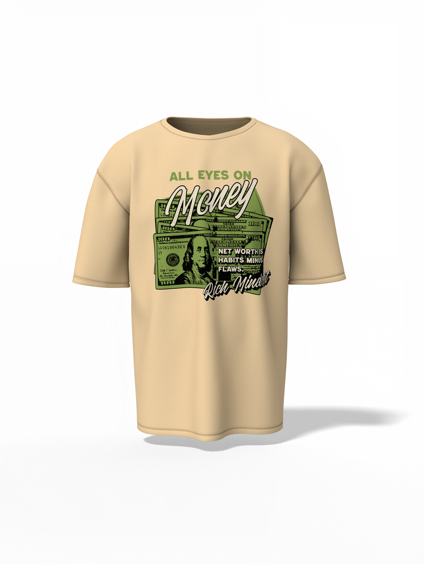 Rich Mindset Oversized T-Shirt for Bold Streetwear Style