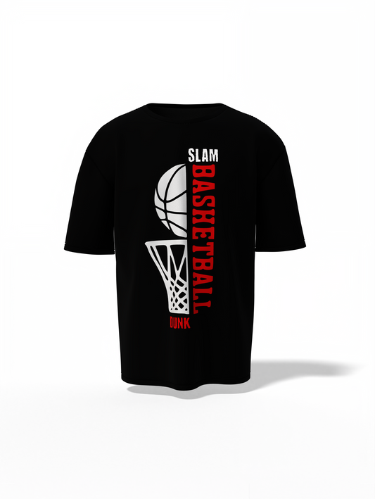Slam Basketball Oversized T-Shirt True Ballers Streetwear