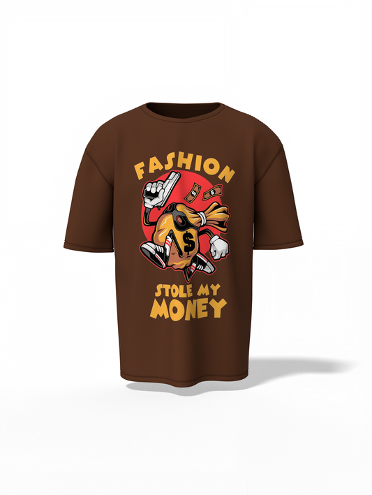 Fashion Stole My Money Oversized T-Shirt