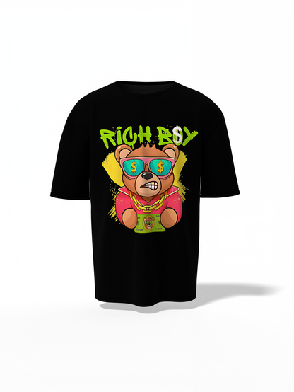 Rich Boy Oversized T-Shirt – Luxury Streetwear Essential
