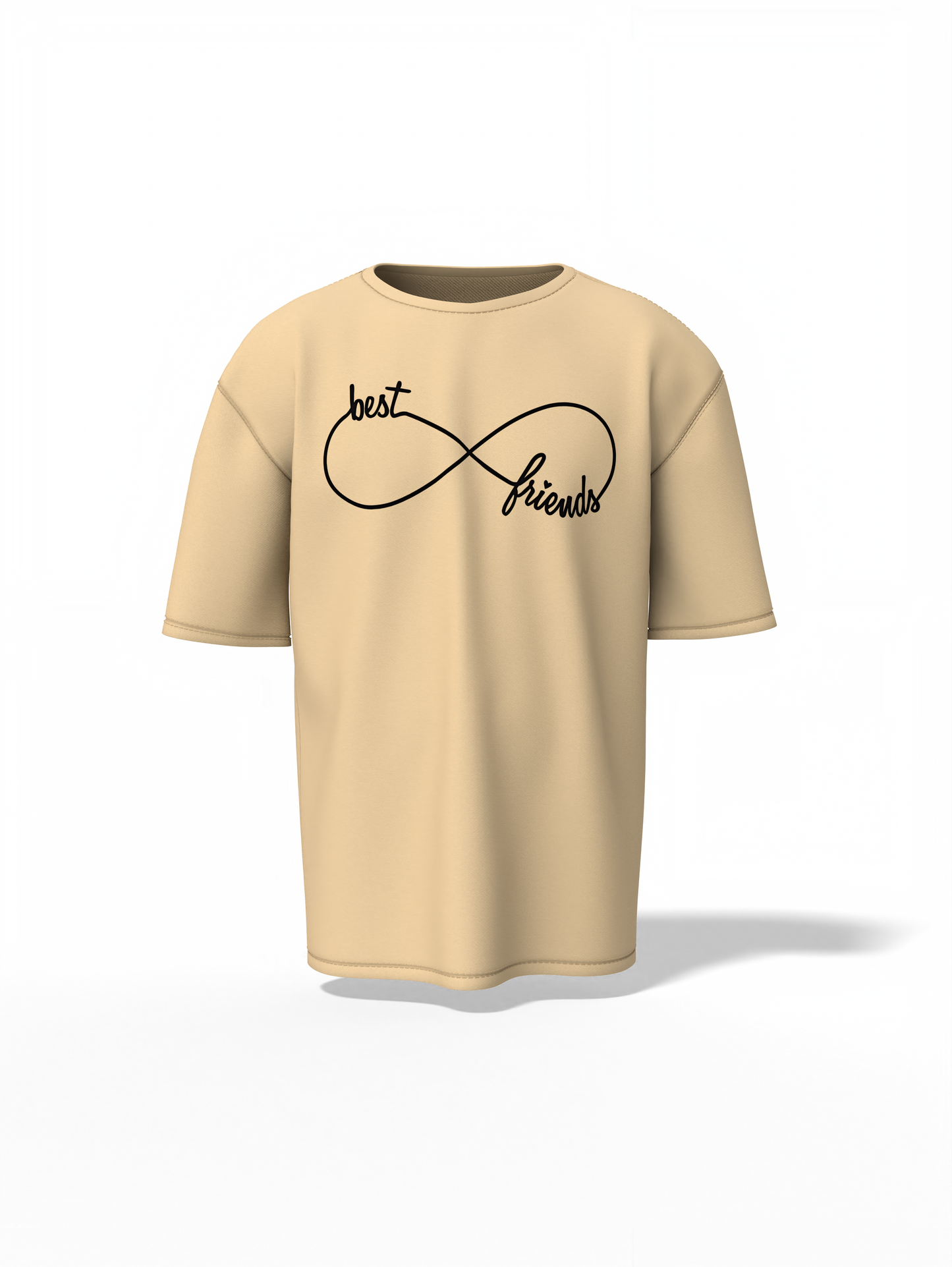 Best Friends Oversized T-Shirt Matching Outfit for True Bond