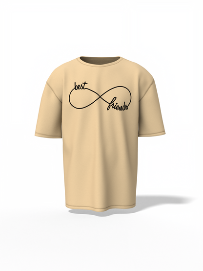 Best Friends Oversized T-Shirt Matching Outfit for True Bond