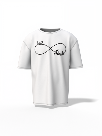 Best Friends Oversized T-Shirt Matching Outfit for True Bond