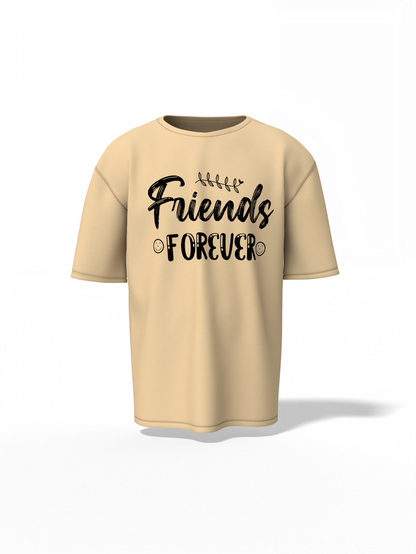 Forever Friends Oversized T-Shirt – Stylish Friendship Tee