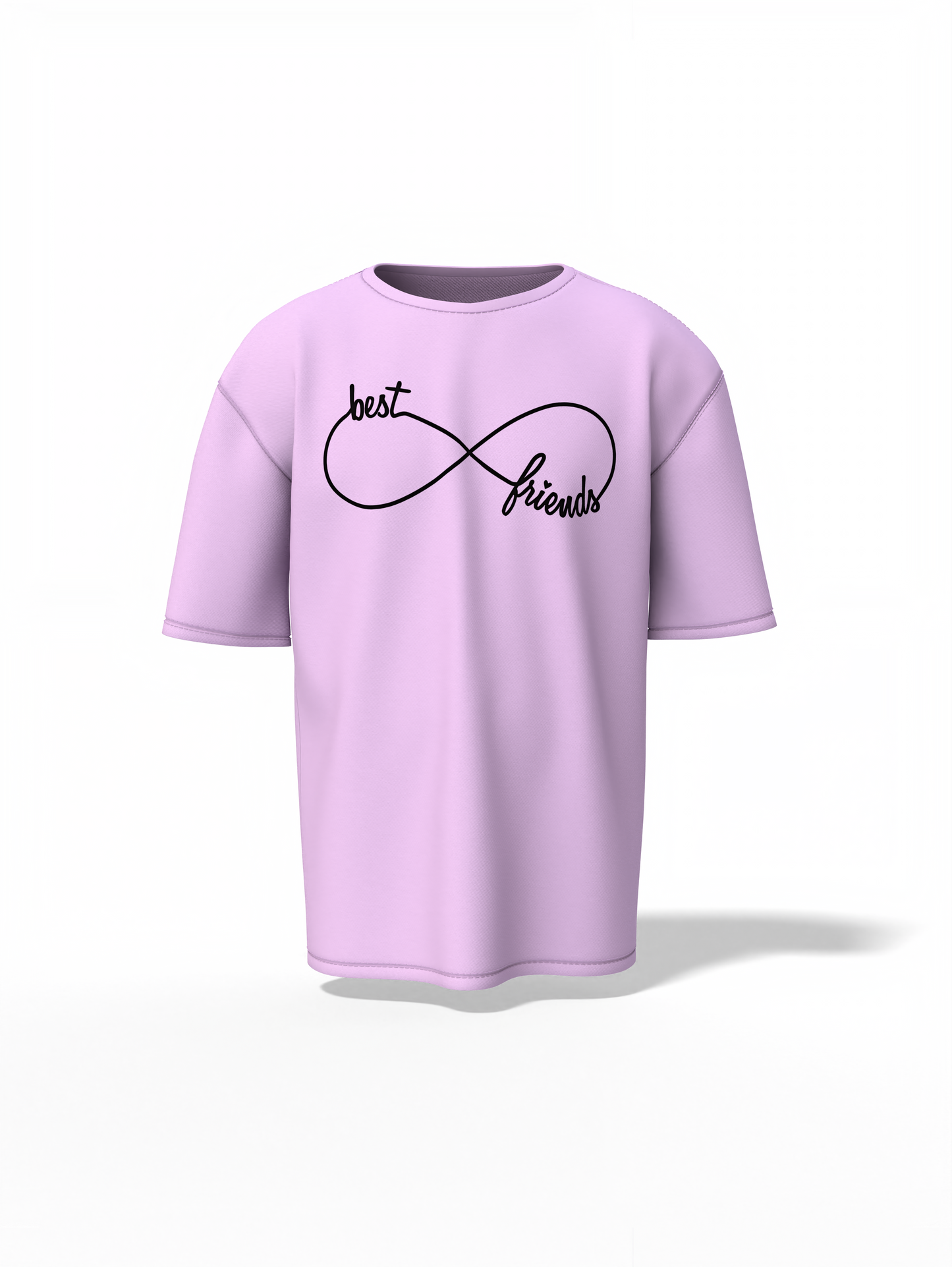 Best Friends Oversized T-Shirt Matching Outfit for True Bond