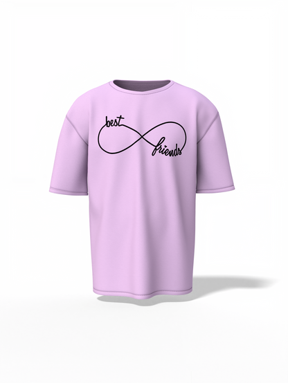 Best Friends Oversized T-Shirt Matching Outfit for True Bond